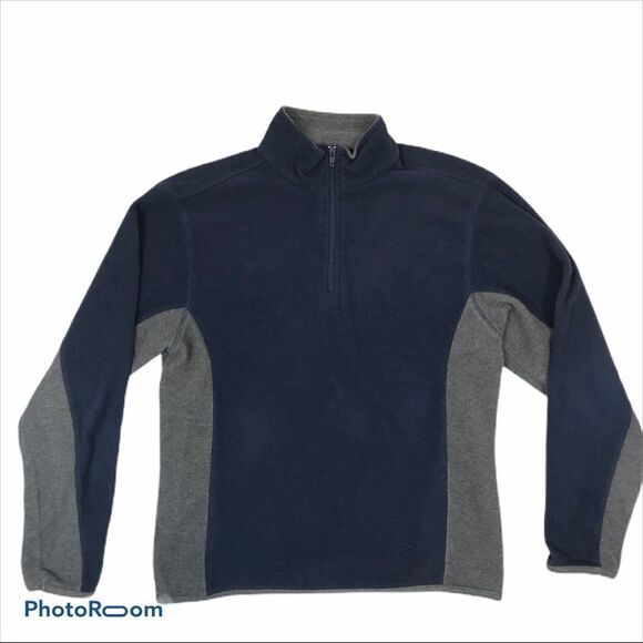 Men’s Navy Blue Nordic Track Fleece Medium - Picture 1 of 7